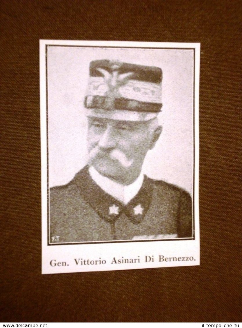 Il Generale Vittorio Asinari di Bernezzo nel 1923 Senatore | Immagine principale