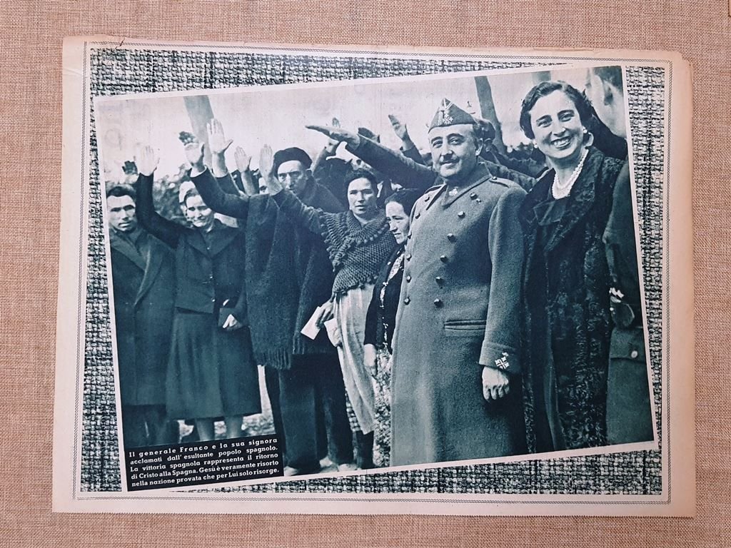 Il Generalissimo Francisco Franco e sua moglie nel 1939 Guerra …