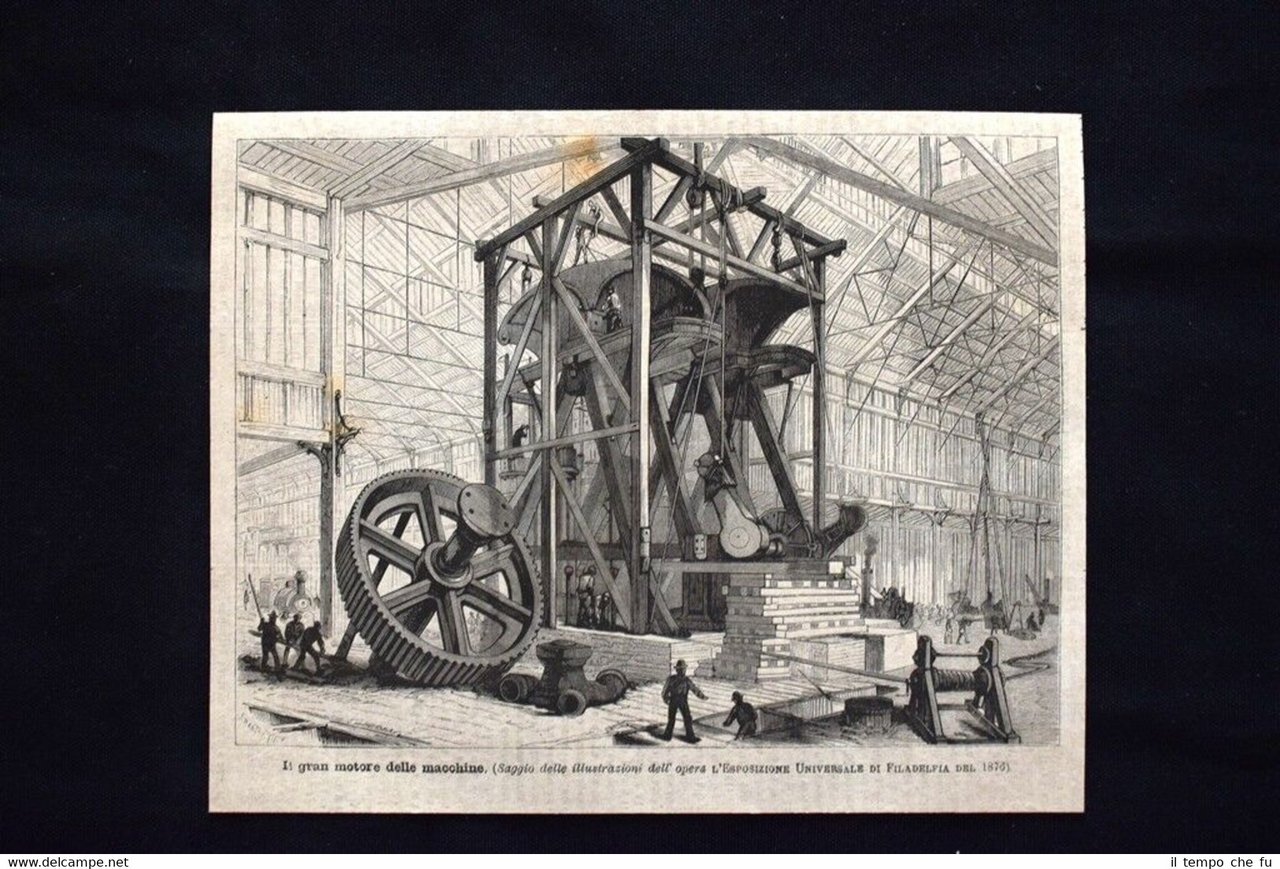 Il gran motore delle macchine- Esposizione Universale di Filadelfia 1876 | Immagine principale