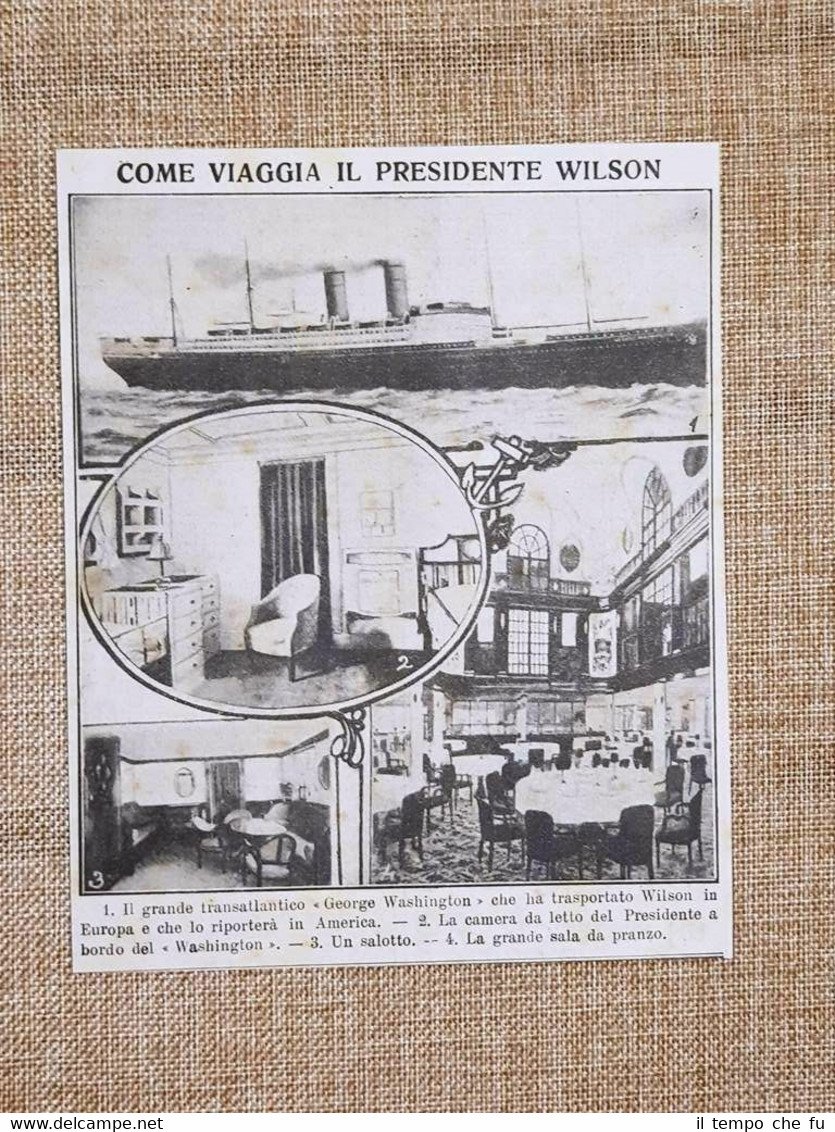 Il grande transatlantico americano George Washington nel 1919 Marina U.S.A. | Immagine principale