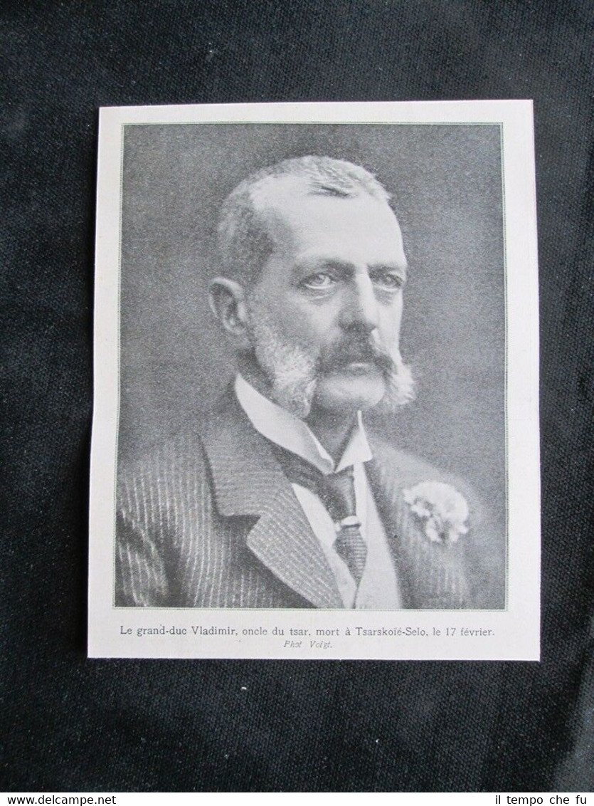 Il granduca Vladimir Aleksandrovi? Romanov, morto il 17 febbraio 1909