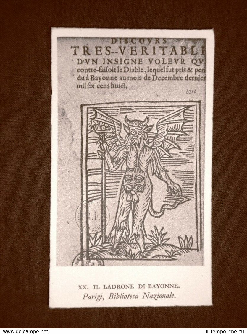 Il ladrone di Bayonne Biblioteca Nazionale di Parigi Stampa popolare … | Immagine principale