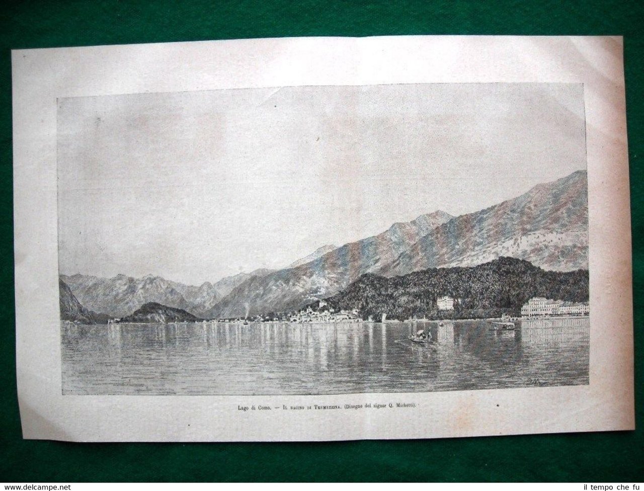 Il Lago di Como nel 1882 - Il bacino di …