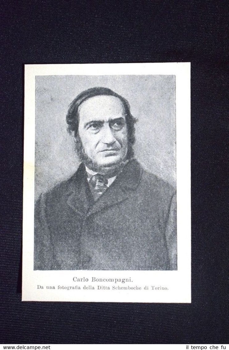 Il magistrato e politico italiano Carlo Boncompagni