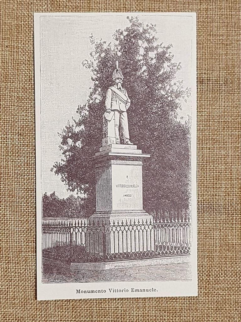 Il monumento a Re Vittorio Emanuele nell'800 Monza Lombardia | Immagine principale