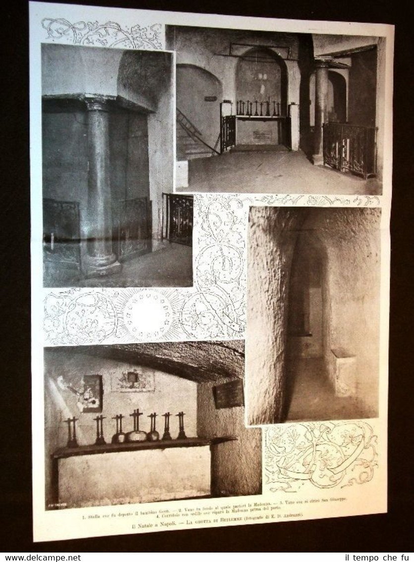 Il Natale a Napoli nel 1903 La Grotta di Betlemme