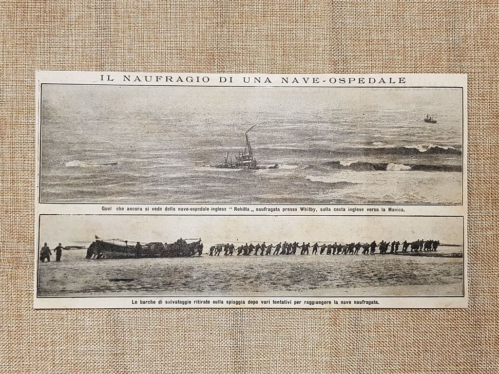 Il naufragio della nave ospedale Rohilla nel 1914 Prima guerra …