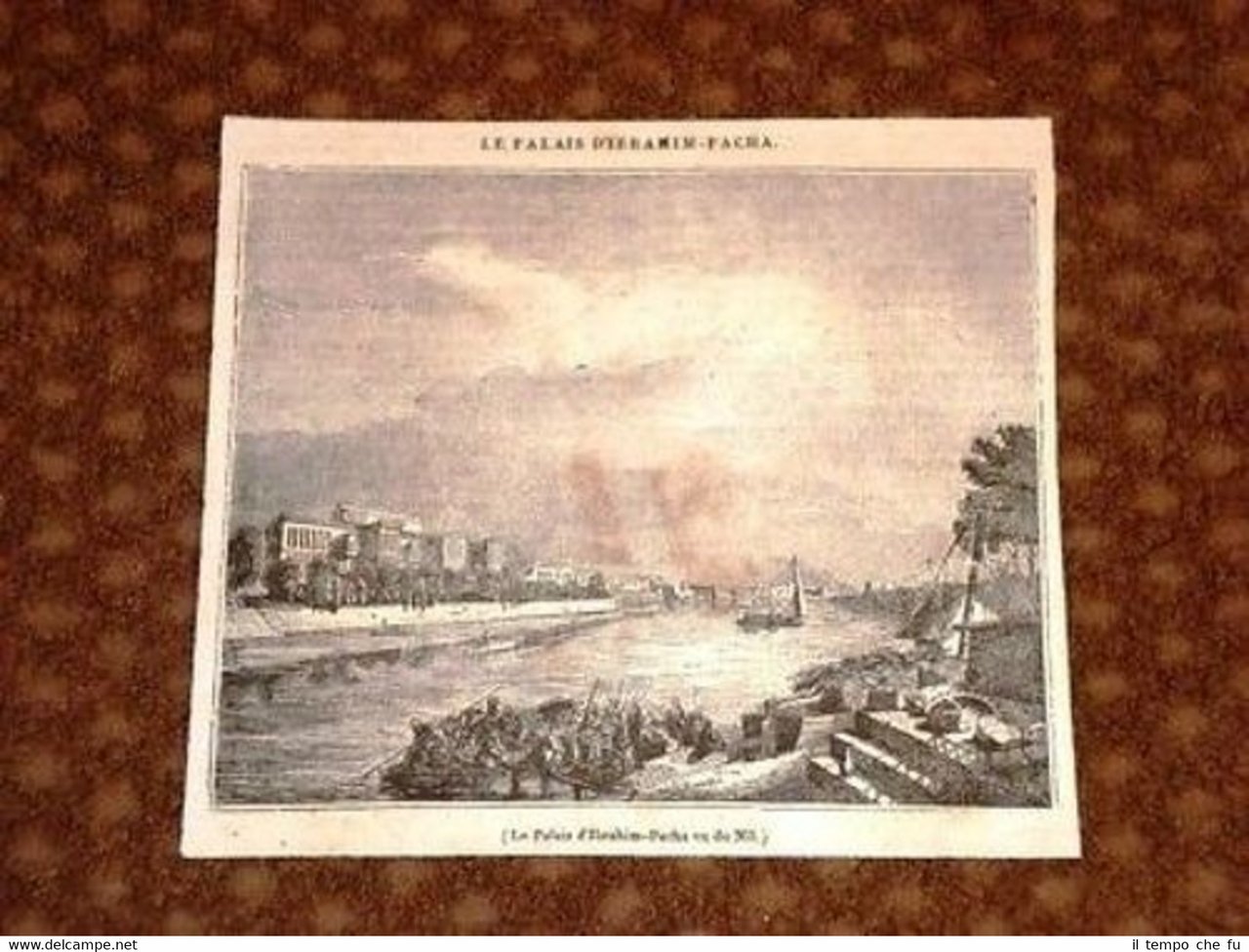 Il Palazzo di Ibrahim Pascià Khedivè sul Nilo in Egitto