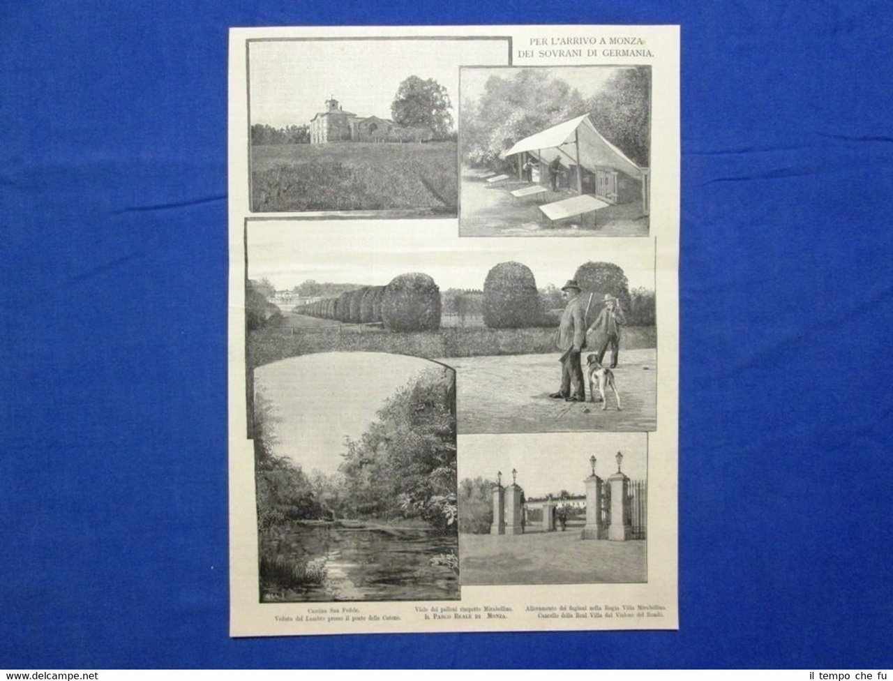 Il Parco Reale di Monza del 1889: Cascina San Fedele …
