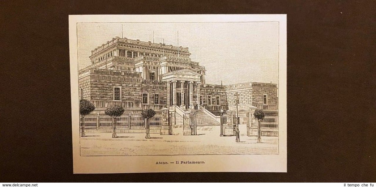 Il Parlamento di Atene nel 1895 Grecia | Immagine principale