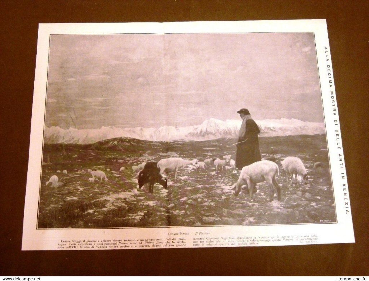 Il pastore Quadro di Cesare Maggi X Mostra di belle … | Immagine principale
