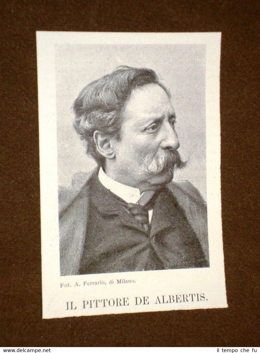 Il Pittore Edoardo De Albertis di Genova nel 1897