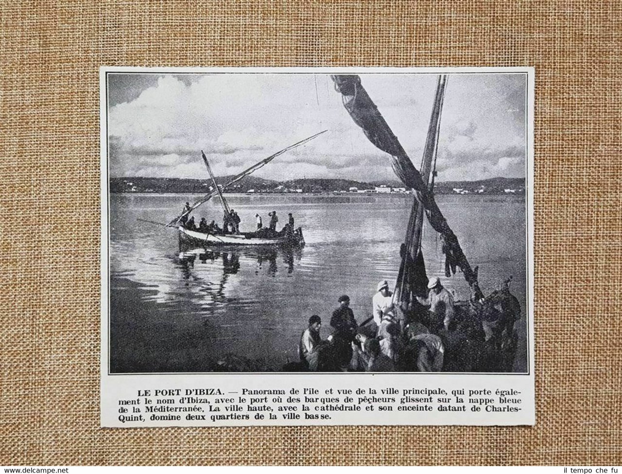 Il Porto di Ibiza nel 1936 Isole Baleari Spagna
