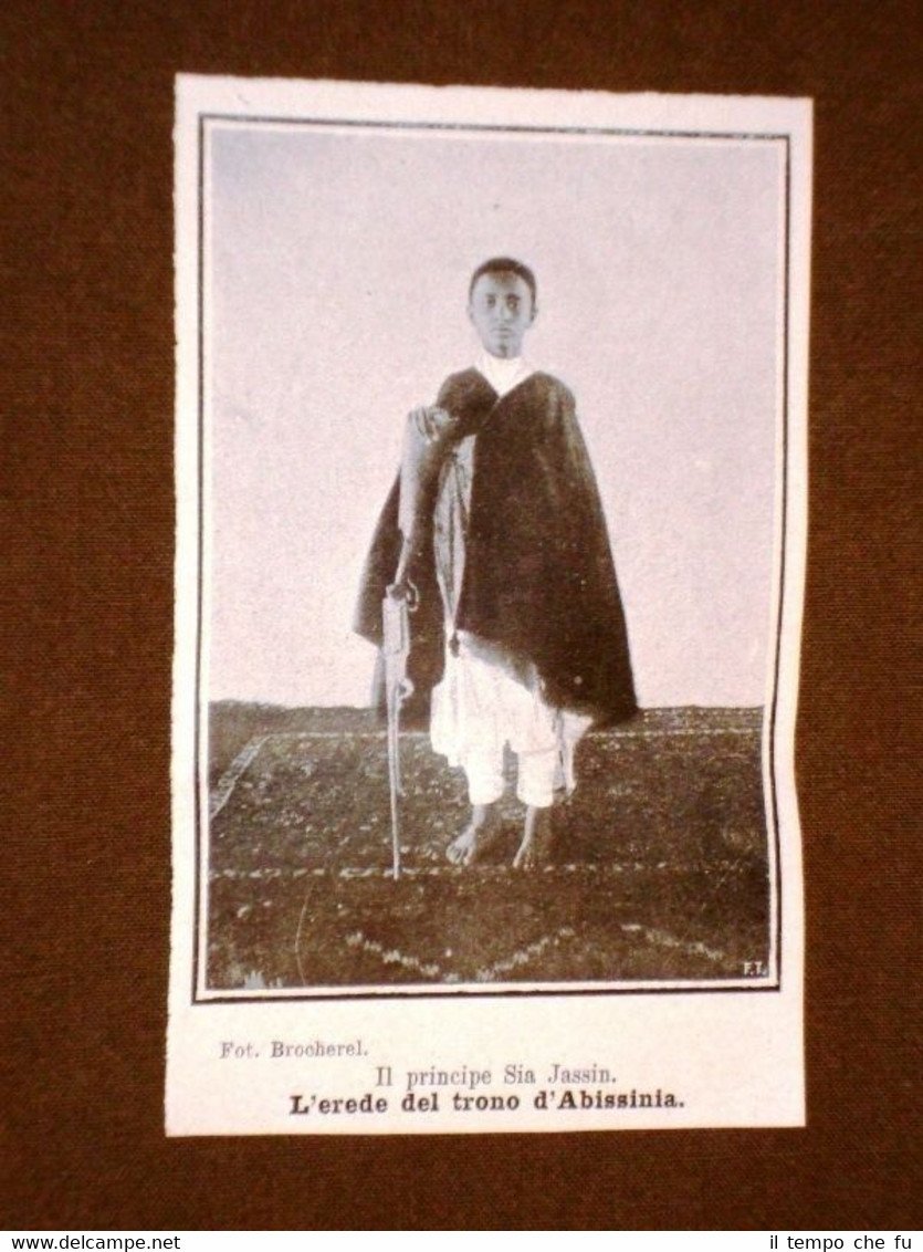 Il Principe Sia Jassin nel 1908 Erede al trono in …