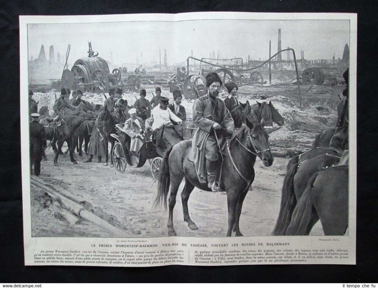 Il principe Worontzof-Dachkof, vicere del Caucaso Stampa del 1905