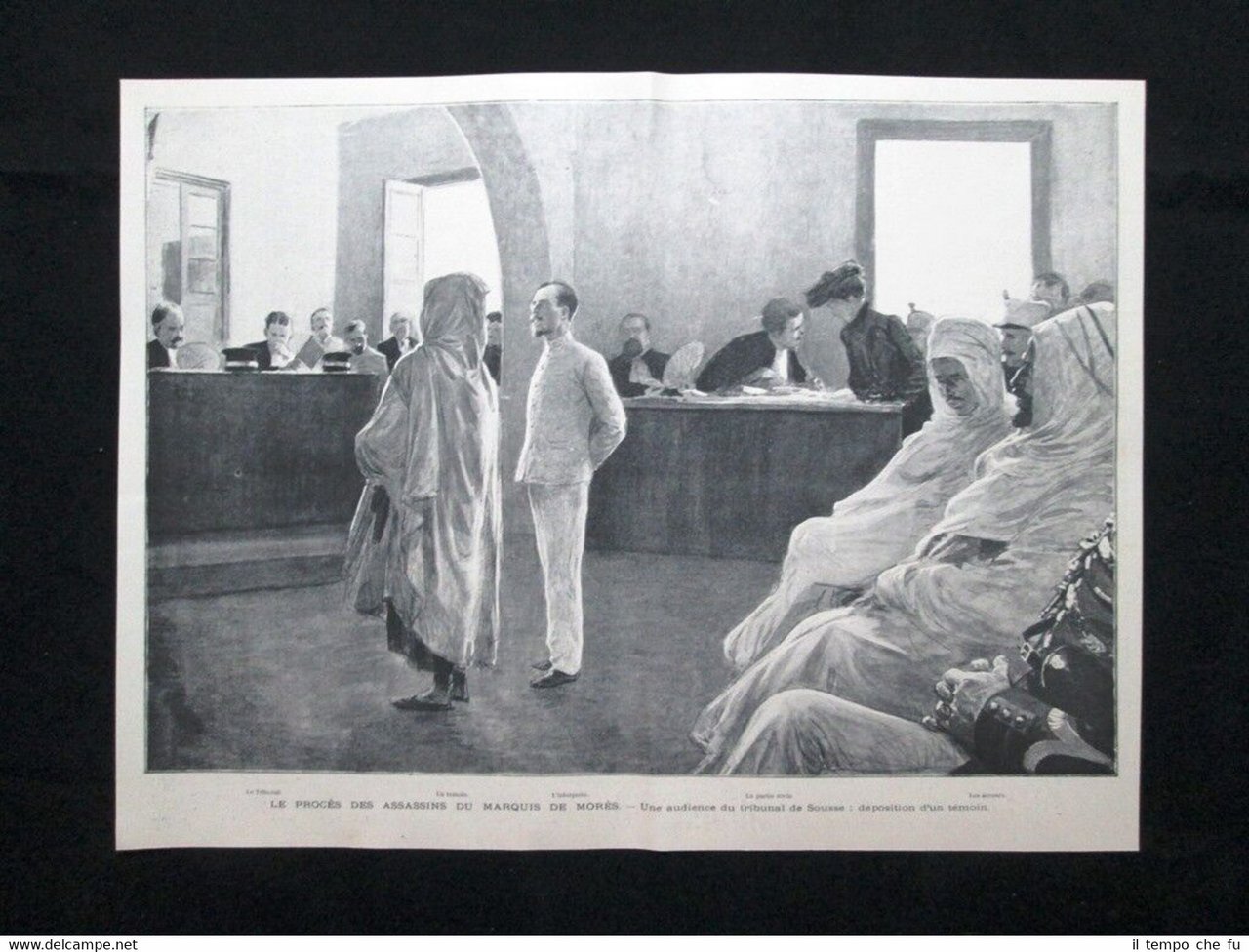 Il processo agli assassini del Marchese di Morès Stampa del … | Immagine principale