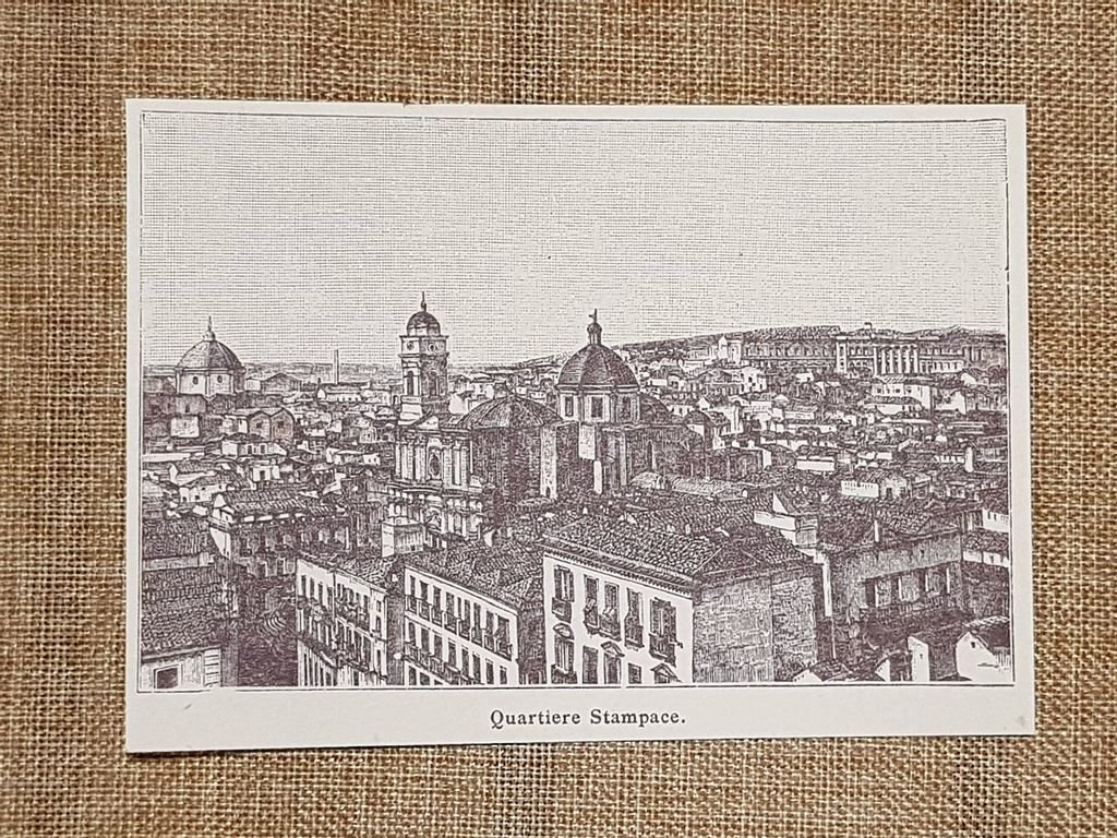 Il quartiere Stampace nell'800 Cagliari Sardegna | Immagine principale