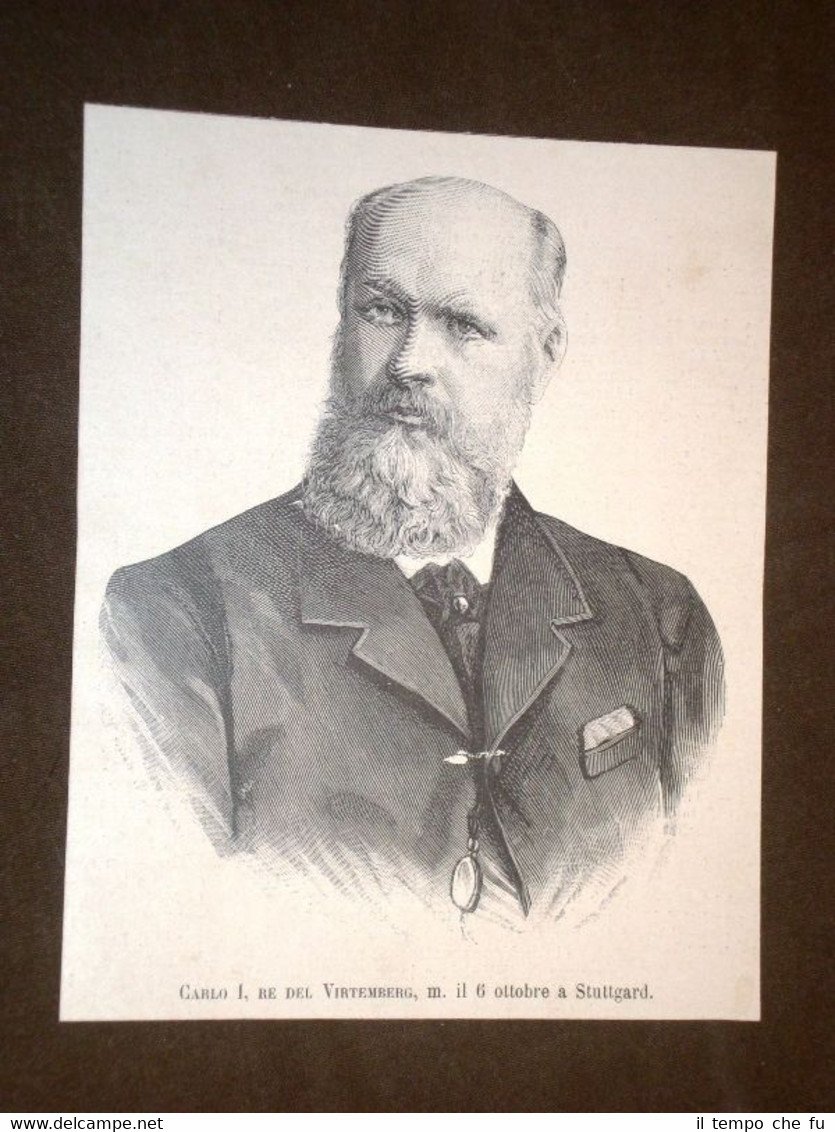 Il Re Carlo I del Virtemberg