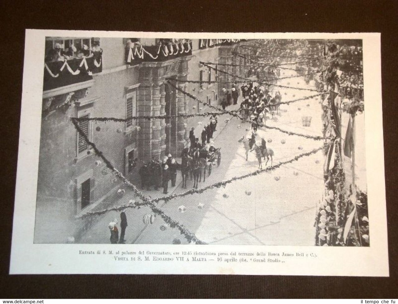 Il Re d'Inghilterra Edoardo VII a Malta nel 1903 Il …