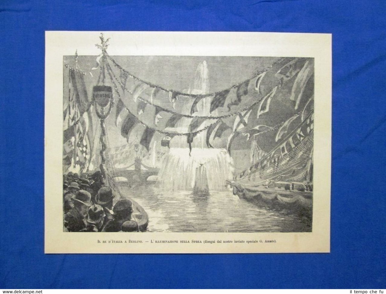 Il Re d'Italia Umberto I a Berlino nel 1889: Illuminazione …