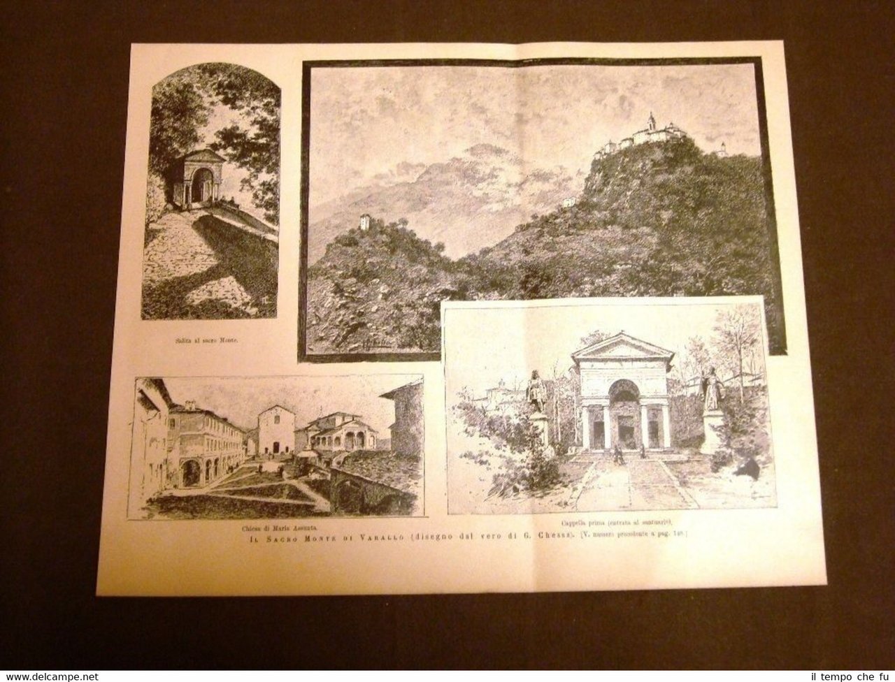 Il Sacro Monte di Varallo nel 1886 Salita Chiesa di …