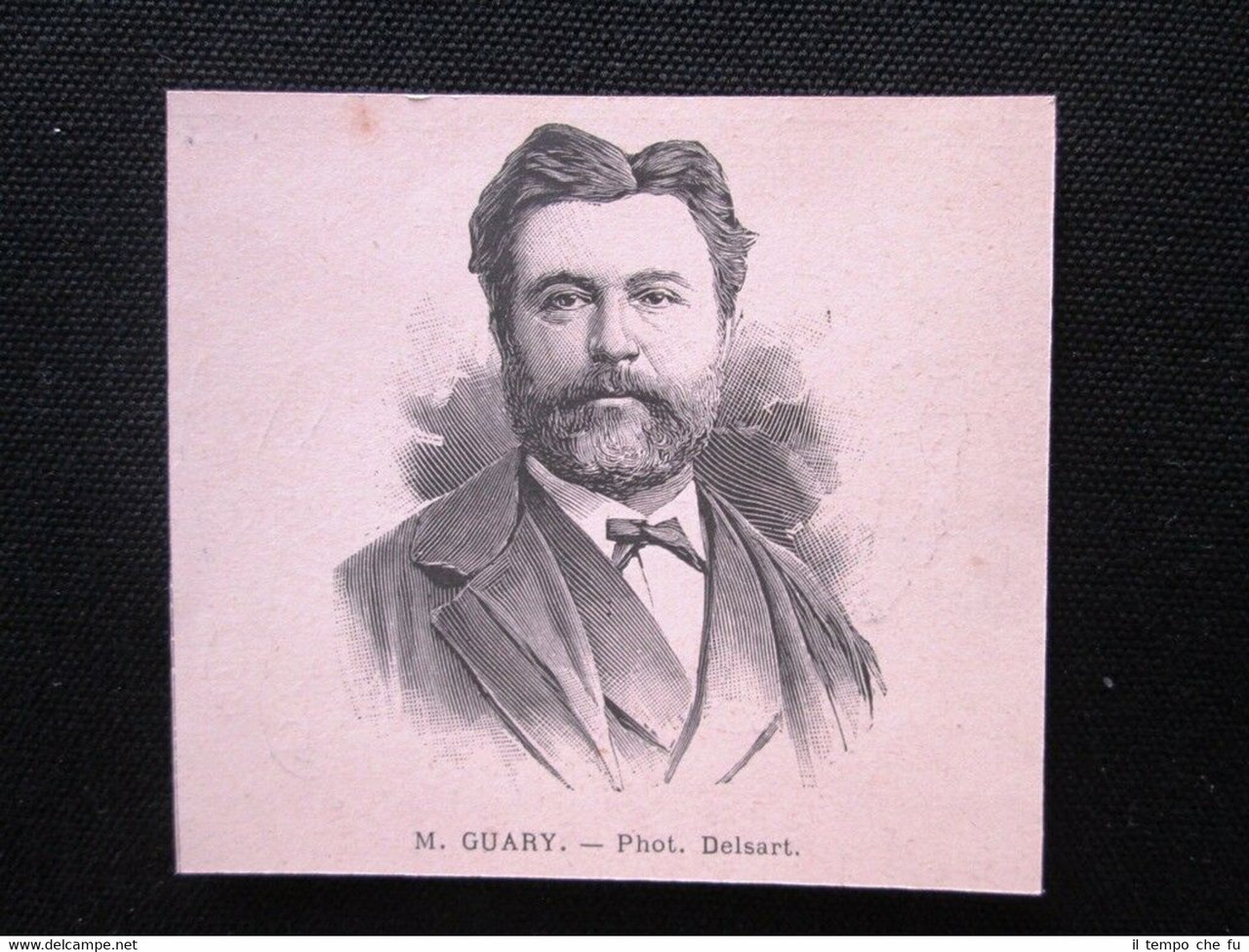 Il signor Guary nel 1894 Incisione del 1894