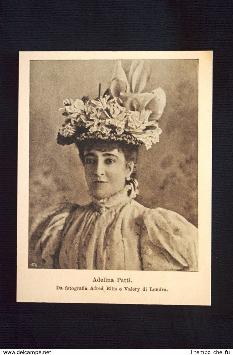 Il soprano italiano Adelina Patti