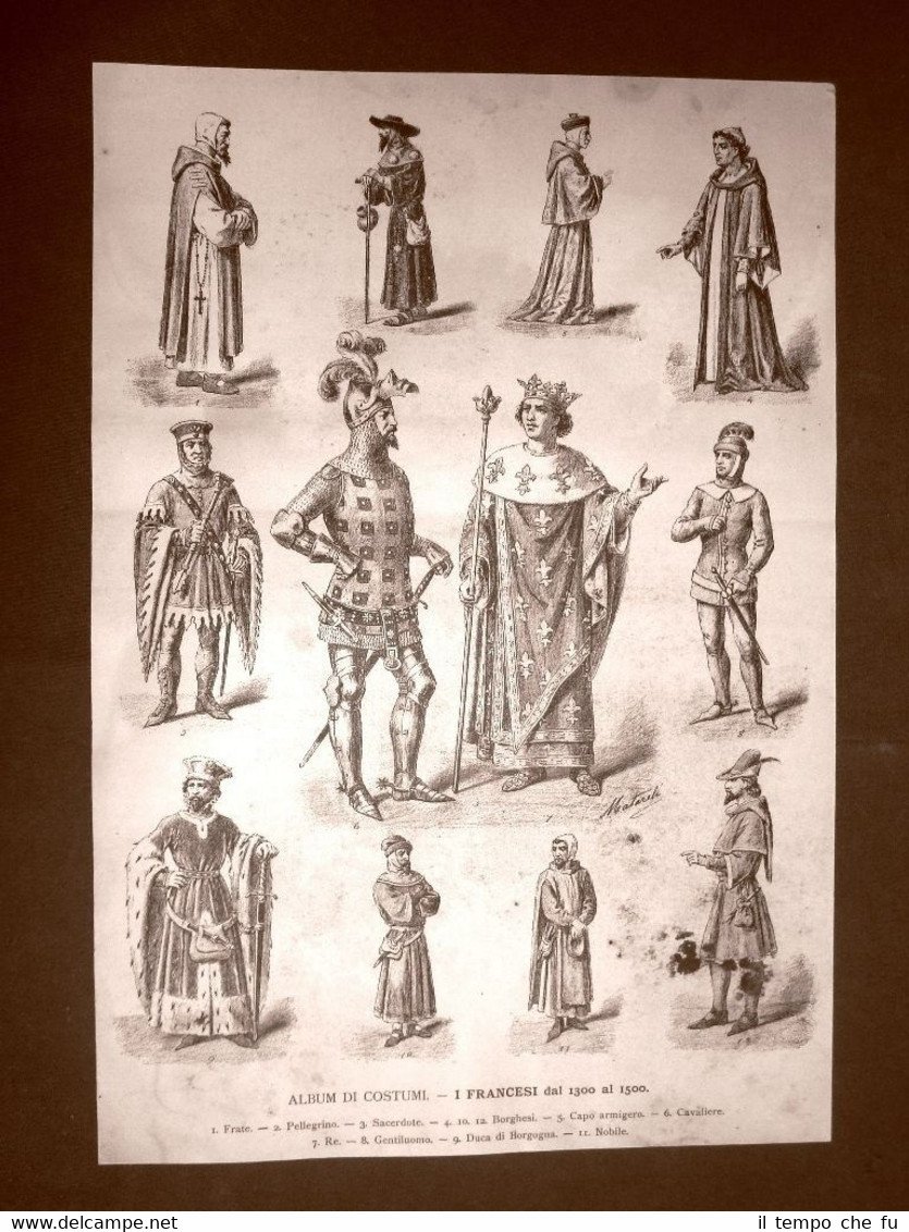 Il Teatro in Francia Costumi dal 1300 al 1500 Duca …