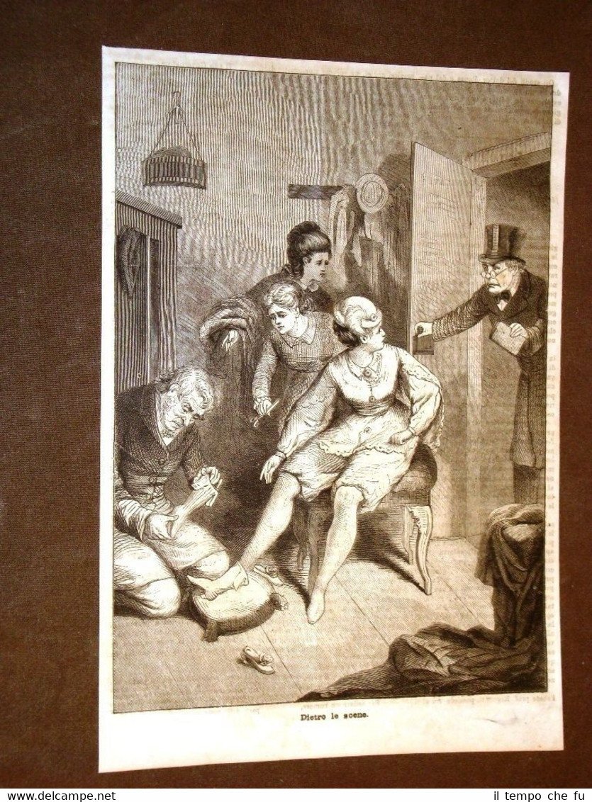 Il teatro in Italia nel 1875 Dietro le scene | Immagine principale