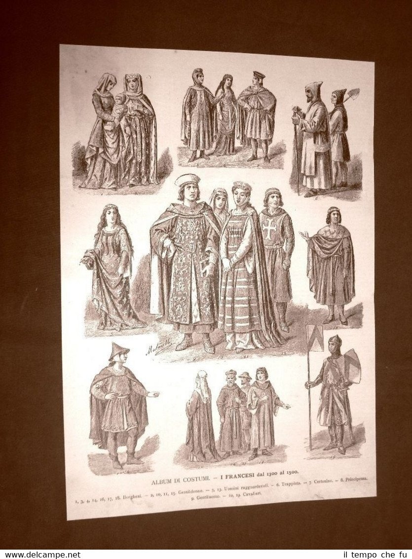 Il Teatro nel 1887 Costumi francesi o di Francia del … | Immagine principale