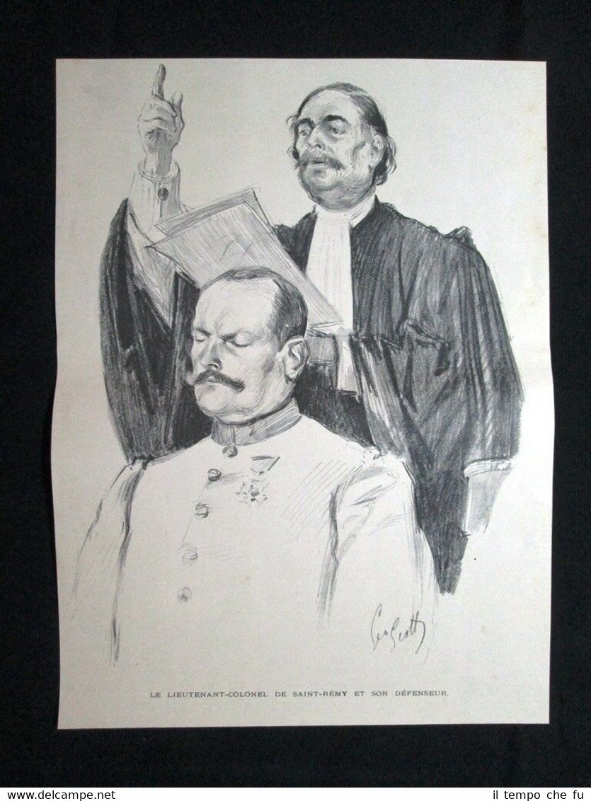 Il Tenente-Colonnello di Saint-Remy e il suo difensore Stampa del …