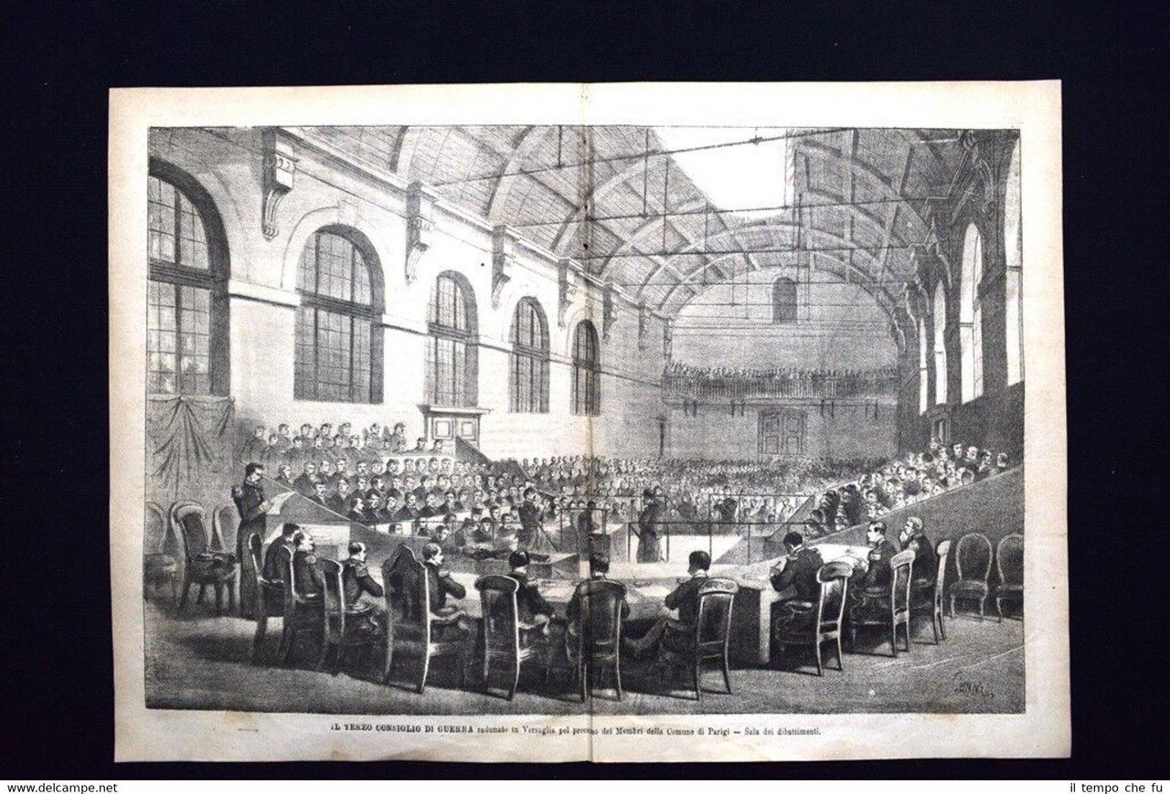 Il Terzo Consiglio di Guerra radunato in Versaglia Incisione del …