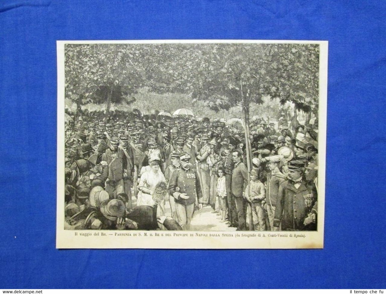 Il viaggio del Re nel 1889: Partenza di Umberto I …