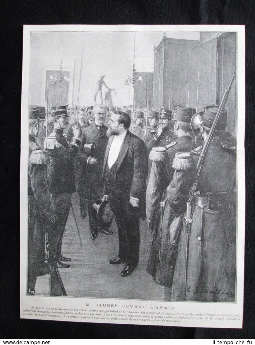 Il vice presidente della Camera di Francia Jean Jaures Stampa …