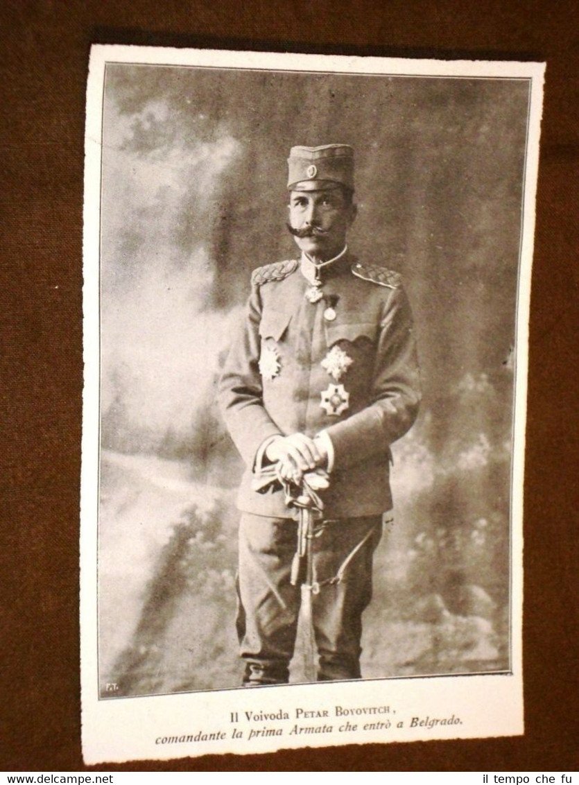 Il Voivoda Comandante Petar Boyovitch nel 1918 | Immagine principale