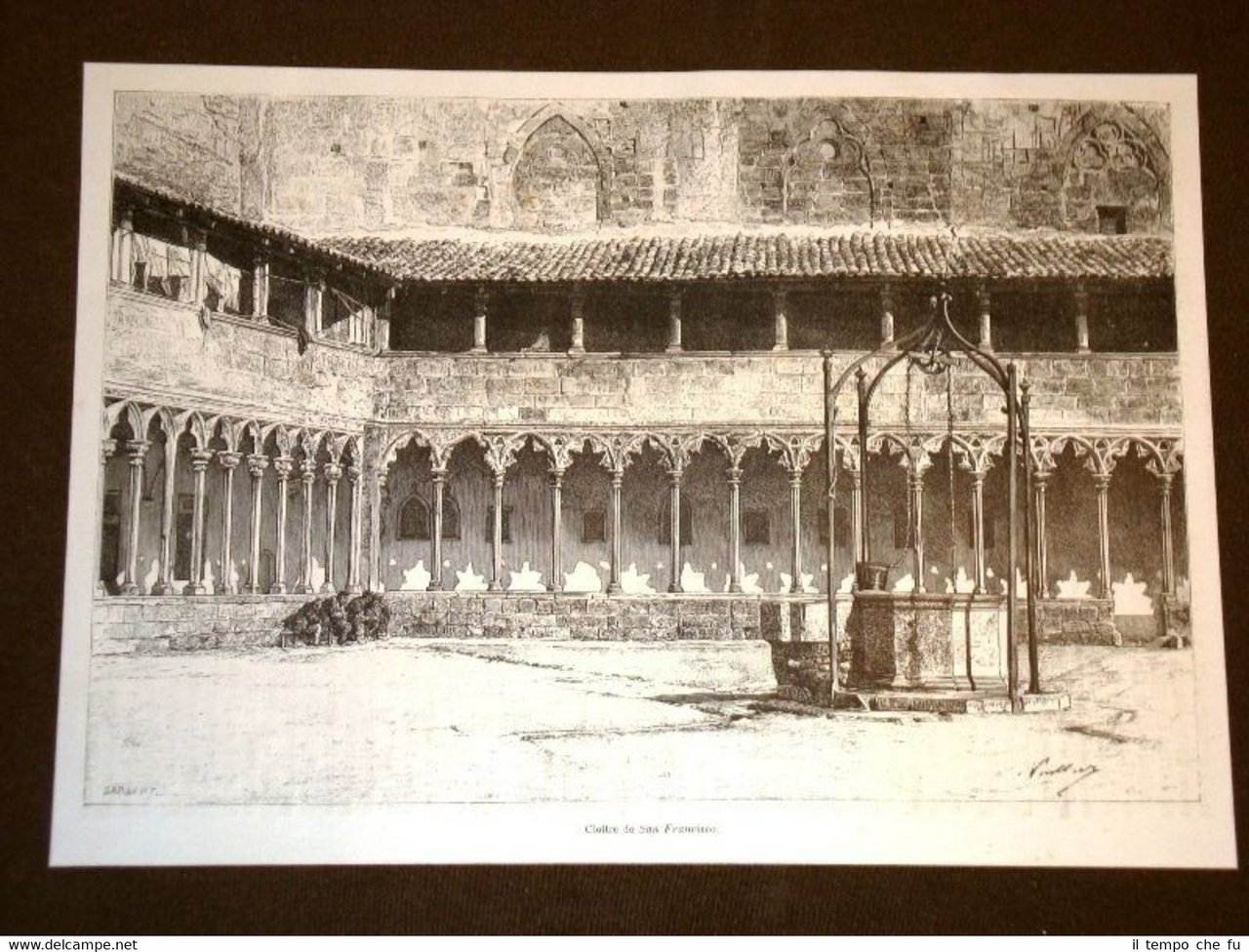 Iles Baléares en 1889 Cloitre de San Francisco