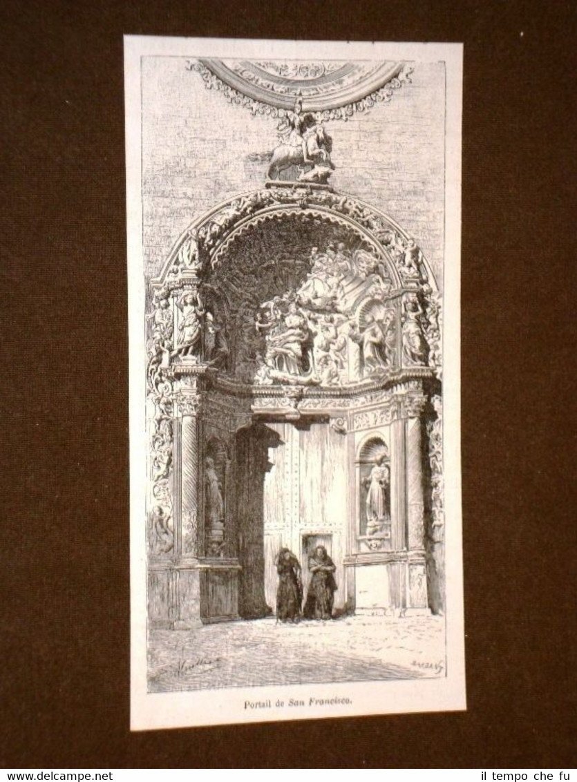 Iles Baléares en 1889 Portail de San Francisco