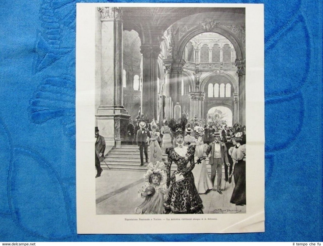 Illustrazione Italiana 1898 - Esposizione Torino 1898 - La Rotonda …