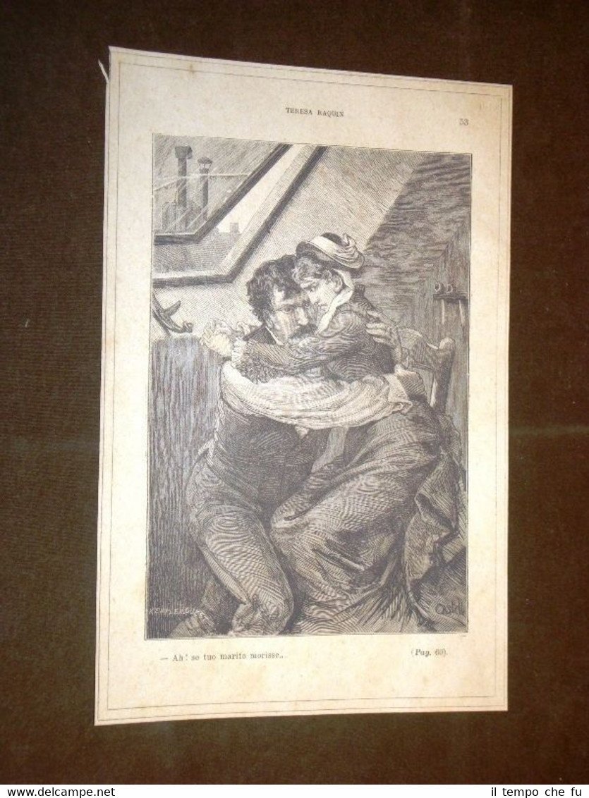 Illustrazione Teresa Raquin di Émile Zola "Ah, se tuo marito …