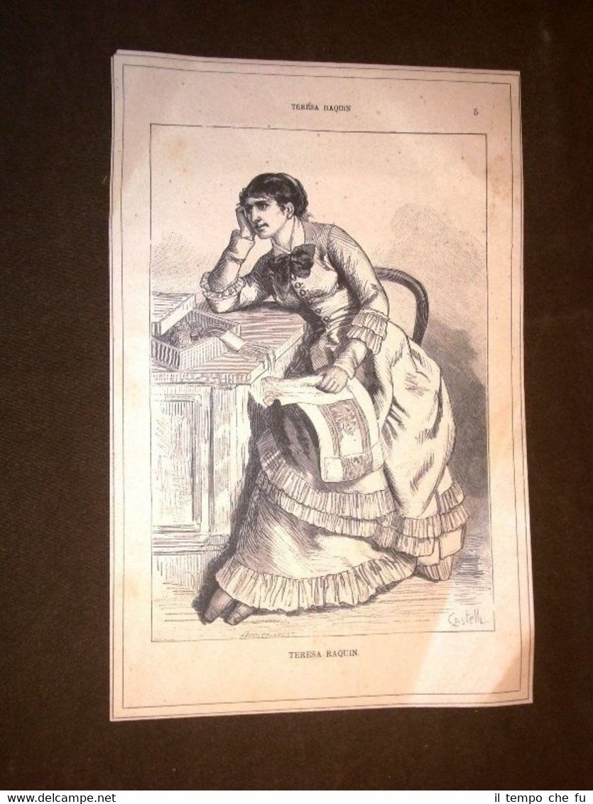 Illustrazione Teresa Raquin di Émile Zola Teresa Raquin