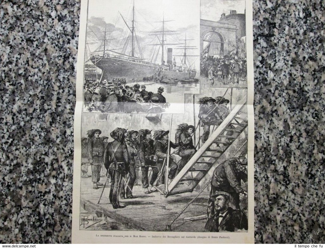 Imbarco dei Bersaglieri sul Gottardo nel 1885 - La spedizione …