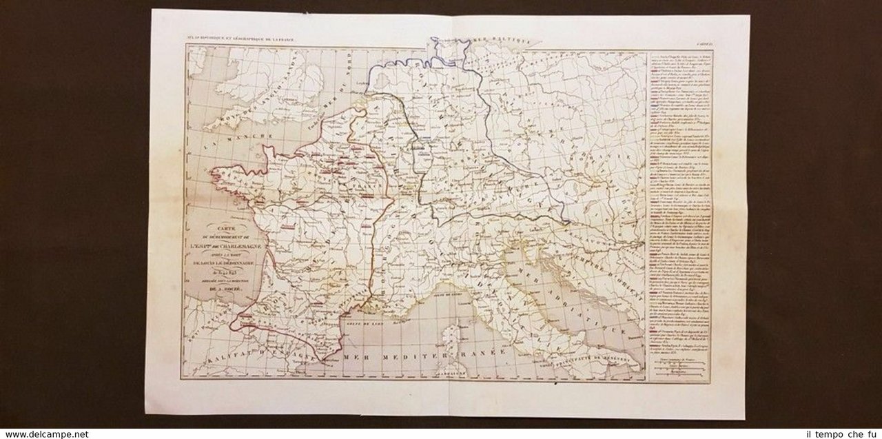 Impero Carlo Magno dopo morte Re Ludovico il Pio 814-843 …
