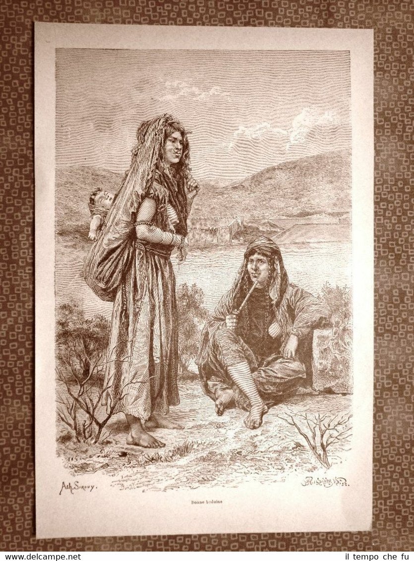 In Africa nel 1894 Donne beduine Beduini Continente africano Moda …