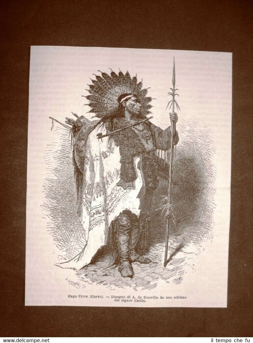 In America nel 1863 Un Capo degli indiani della tribù …