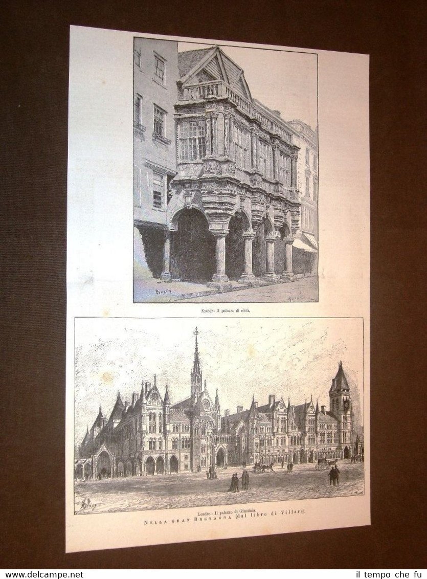 In Gran Bretagna o Inghilterra nel 1886 Exeter Palazzo di …