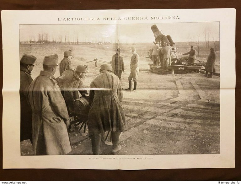 In Polonia nel 1915 Mortai d'Austria da 305 vs i …