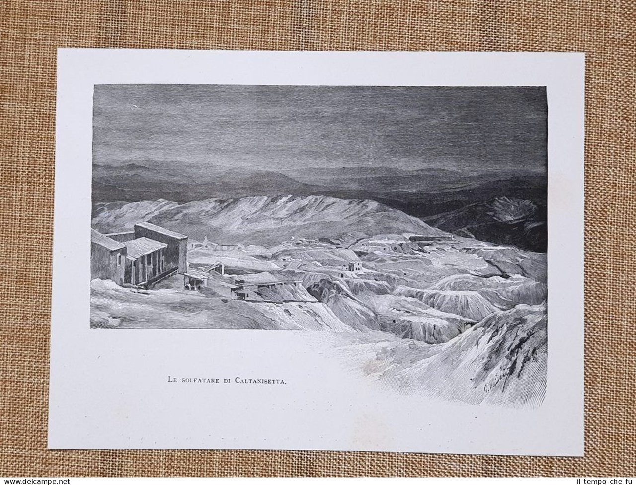 In Sicilia nel 1897 Caltanissetta Solfatare o miniere di zolfo …