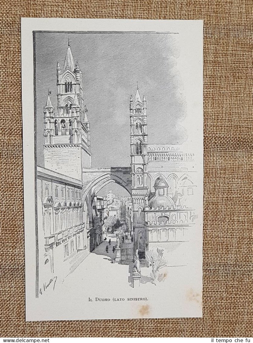 In Sicilia nel 1897 Messina Lipari Il Duomo Lato sinistro …