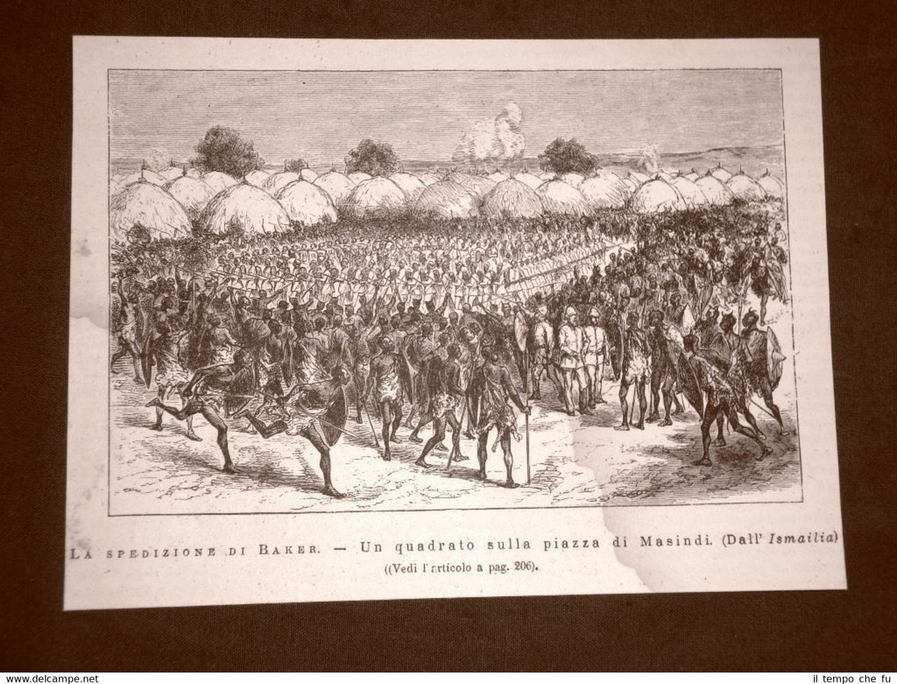 In Uganda nel 1876 Spedizione di Baker Quadrato sulla piazza …