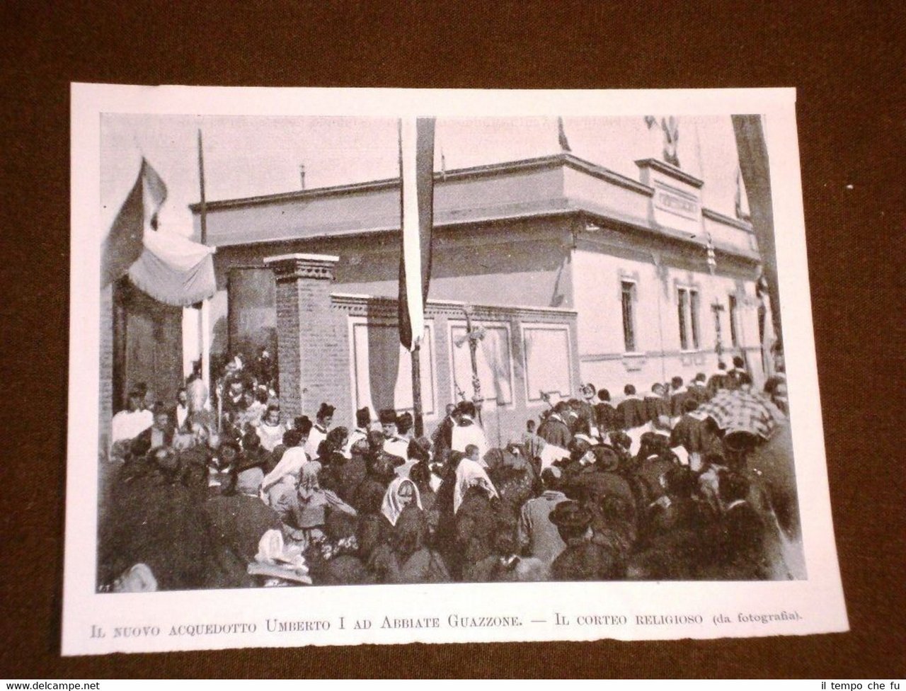 Inaugurazione del nuovo acquedotto Umberto I ad Abbiate Guazzone nel …